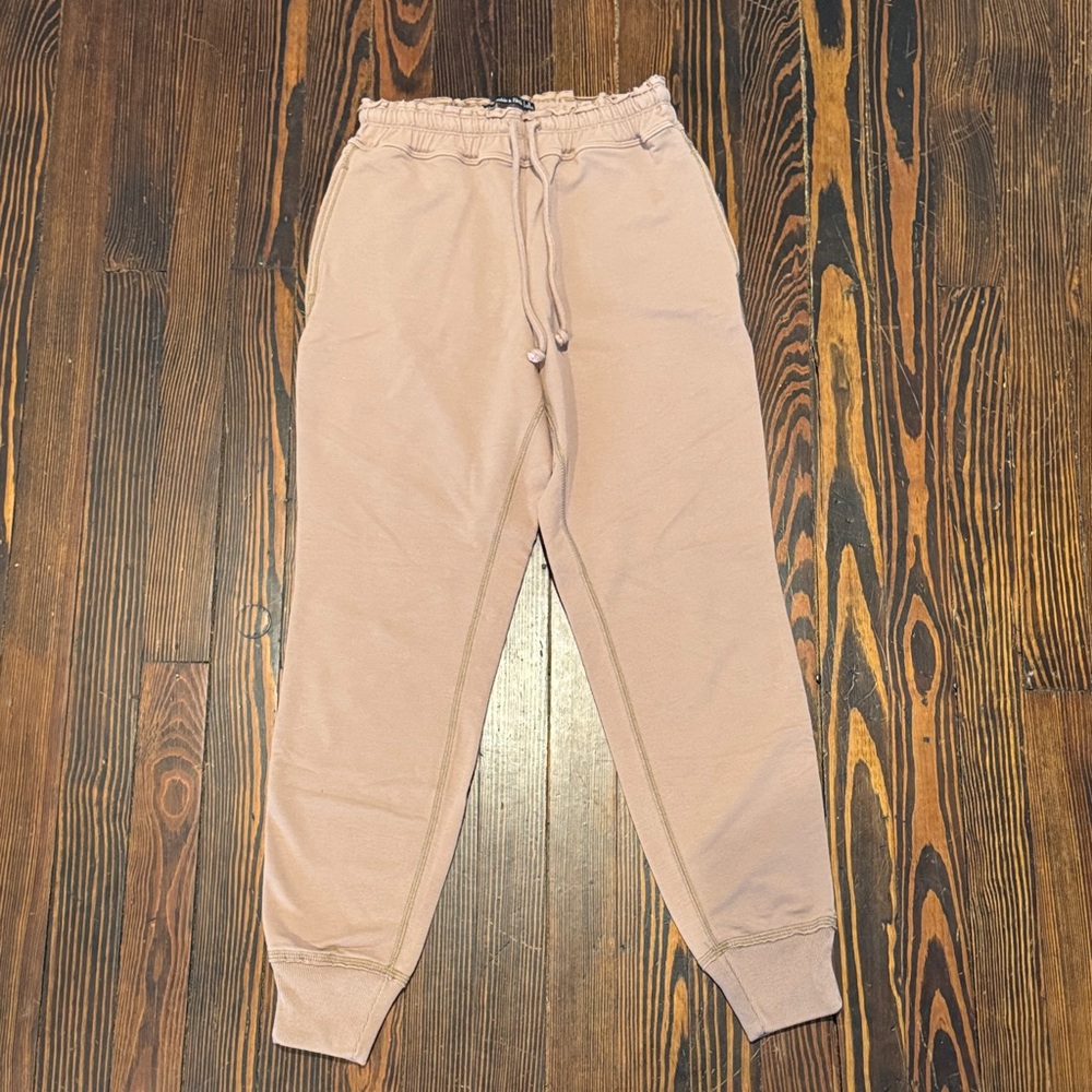 Abercrombie & Fitch Beige Sweatpants